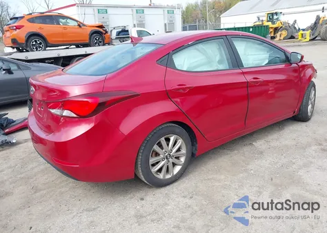 2016 Hyundai Elantra Se from USA, damaged, VIN KMHDH4AE6GU542391